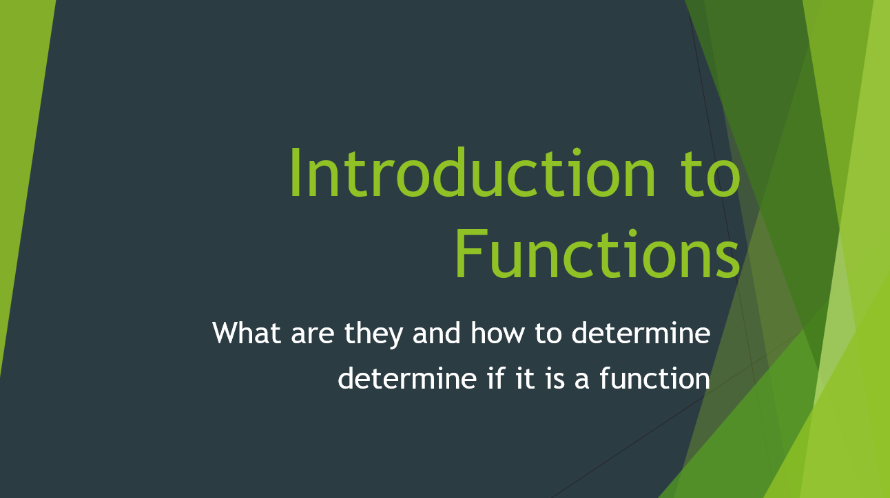 Functions